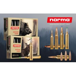 Norma 7mm Rem Mag Jakmatch 150grs 9,7 g Fmj-Bt Boite de 50 cps