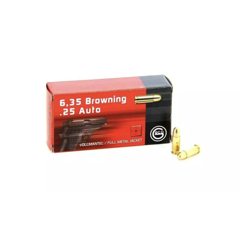 Geco 6.35 Browning 3,2/49grs - Boite de 50 cps