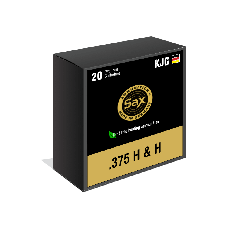 SAX 375 H&H KGJ- SR 10 g / 155 grs - Boite de 20 cps