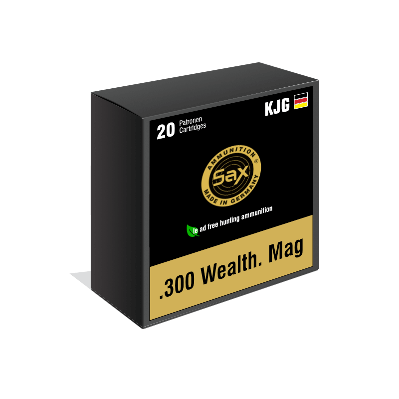Sax cal. 300 Weatherby KJG-SR 8.0 g / 123.5 g - Boite de 20 cps