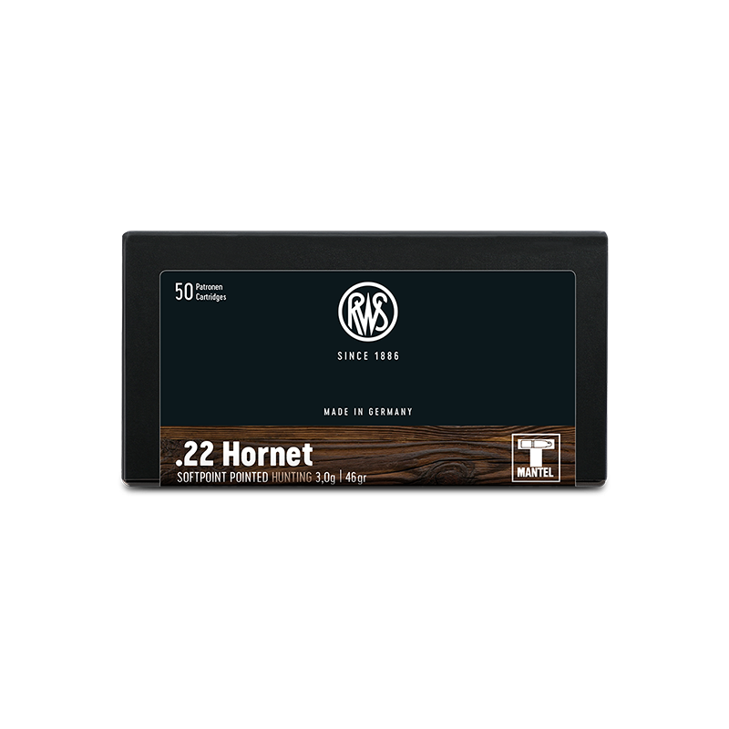 RWS cal. 22.Hornet TMS 3.0 g/ 46gr - Boite de 20cps