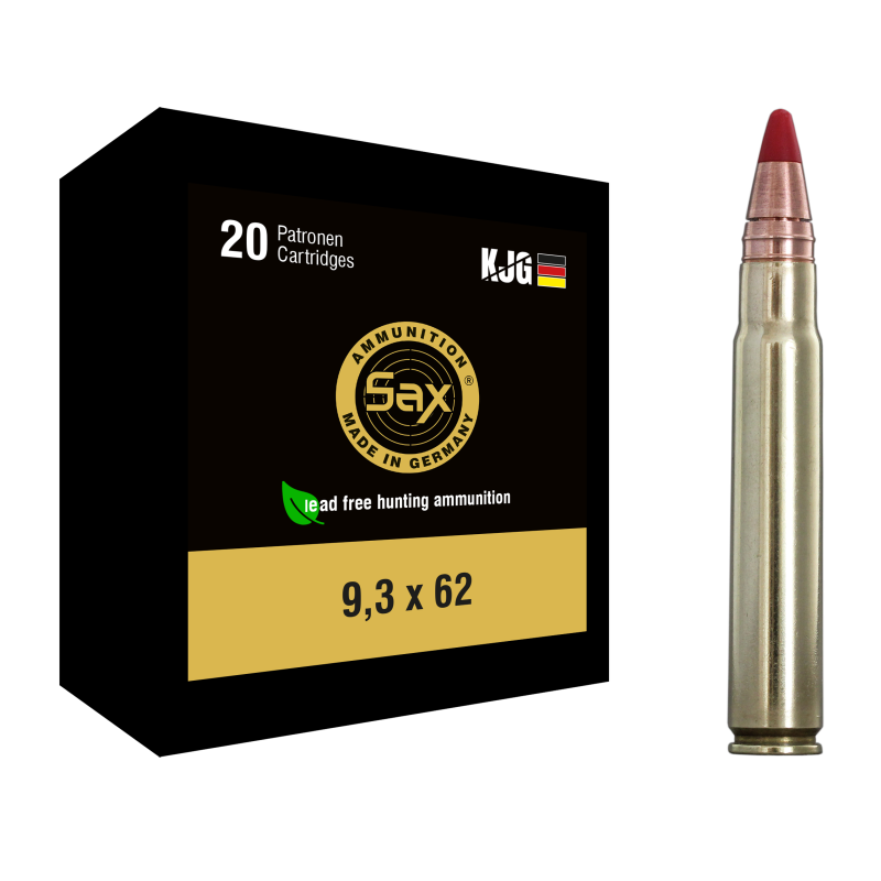 Sax cal.9.3x62 10g - Boite de 20 cps