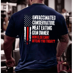 Unvaccinated Conservative T-shirt Cotton