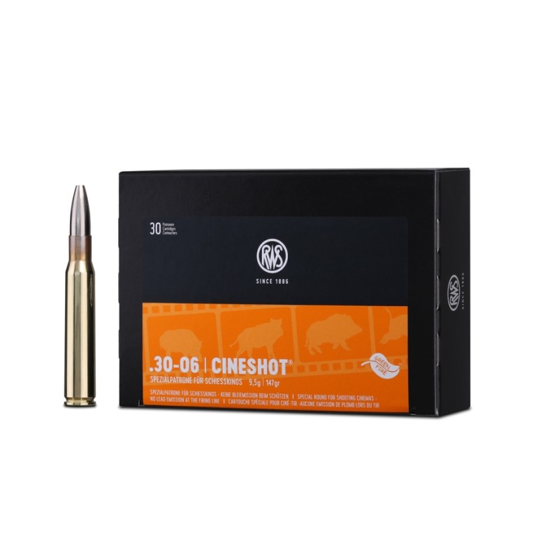 RWS 30-06 cineshot 9,5g 147gr Boite de 30 CPS