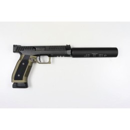 Laugo Arms Alien Standard kit 9mm Para | Black/Green avec silencieux B&T ALIEN