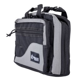 DRAGO PRO GEAR PREMIER DOUBLE PISTOL CASE - BLACK/GRAY
