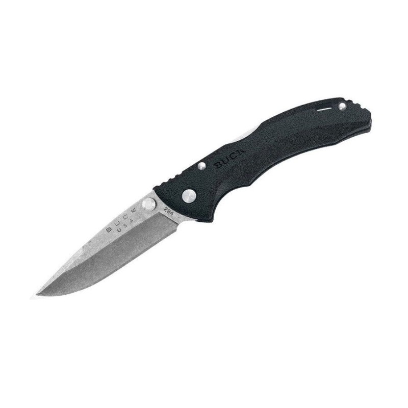 BUCK 284 BANTAM 2.75" DROP POINT FOLDING KNIFE, BLACK