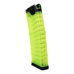 LANCER SYSTEMS L5AWM 30RD 5.56X45MM/.223 REM MAGAZINE, TRANSLUCENT ALIEN GREEN