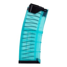 LANCER AR RIFLES 30 ROUND .223 REMINGTON/5.56 NATO MAGAZINE TRANSLUCENT BLUE