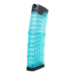 LANCER AR RIFLES 30 ROUND .223 REMINGTON/5.56 NATO MAGAZINE TRANSLUCENT BLUE