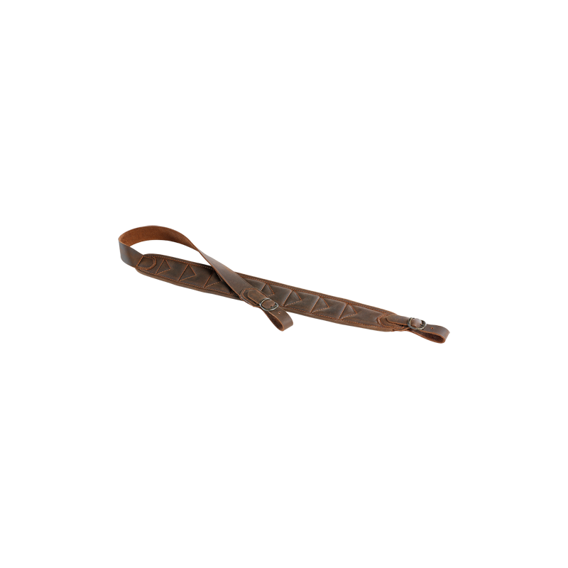 Bretelle d'arme cuir piqué