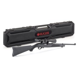 RUGER 10/22 CARBINE COMBO 22LR 10RD 18.5" RIFLE W/ SCOPE AND CASE