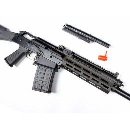 JTS AK-T1 18" 12 Gauge Shotgun 3" Semi-Auto, Black