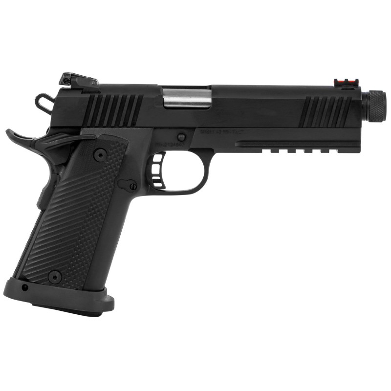 Armscor TAC Ultra Threaded 10mm Pistol Double Stack 16+1, Black Parkerized