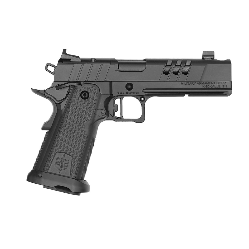 MAC 9 DS-D Comp 5" Black QPQ Ported Bull Barrel 9mm 17rd Pistol Optic Cut w/Rail & Beavertail